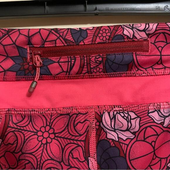 Lululemon Run Inspire Crop II Prisma Guava Lava Boom Juice Size 4 Leggings - Picture 9 of 12